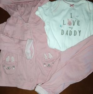 Carter's Bunny "I Love My Daddy" Outfit